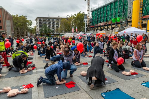 World Restart a Heart Day in Köln 2019, Copyright "MedizinFotoKöln"