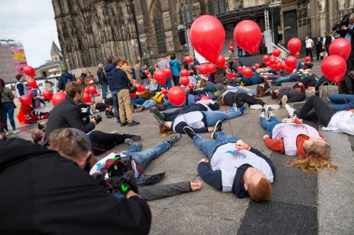 World Restart a Heart Day in Köln 2019, Copyright "MedizinFotoKöln"