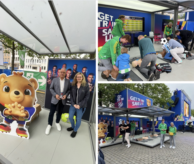 EM Fanzone in Köln mit unserem Vorstandsvorsitzenden
