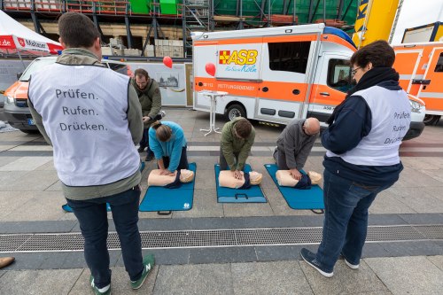 World Restart a Heart Day in Köln 2019, Copyright "MedizinFotoKöln"