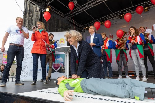 World Restart a Heart Day in Köln 2019, Copyright "MedizinFotoKöln"