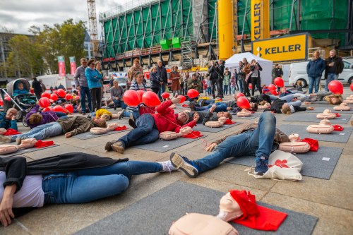 World Restart a Heart Day in Köln 2019, Copyright "MedizinFotoKöln"