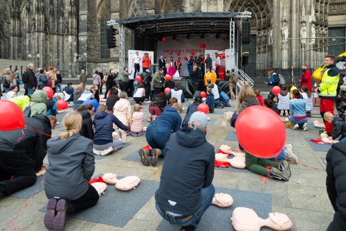 World Restart a Heart Day in Köln 2019, Copyright "MedizinFotoKöln"