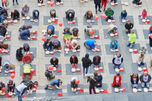 World Restart a Heart Day in Köln 2019, Copyright "MedizinFotoKöln"